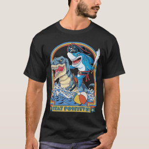 T-shirt Rock Dolphin Une Grande Semaine Pour Un Requin Pou