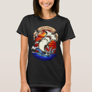 T-shirt Rock Dolphin Une Grande Semaine Pour Un Requin Pou