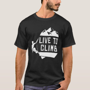T-shirt Rock Escalade Boulder Climber Femmes Hommes
