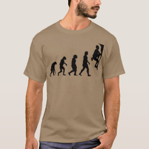 T-shirt Rock Escalade Bouldering Evolution Drôle Design