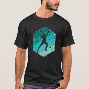 T-shirt Rock Escalade Bouldering Mountains Climber Premium