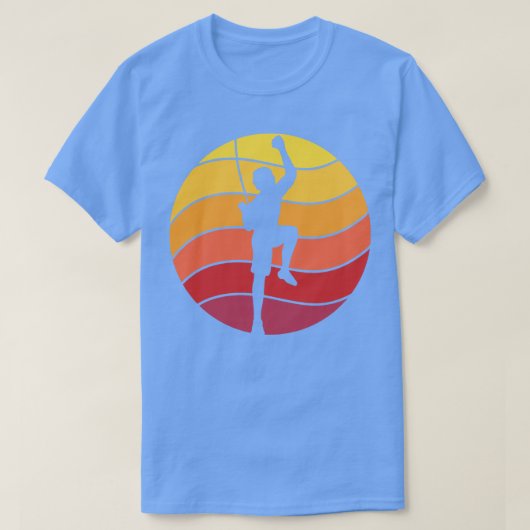 T-shirt Rock Escalade Climber Retro (Design devant)