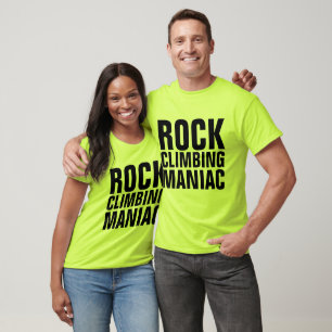 T-shirt ROCK ESCALADE MANIAC T-shirts, CLIMBER ROCK
