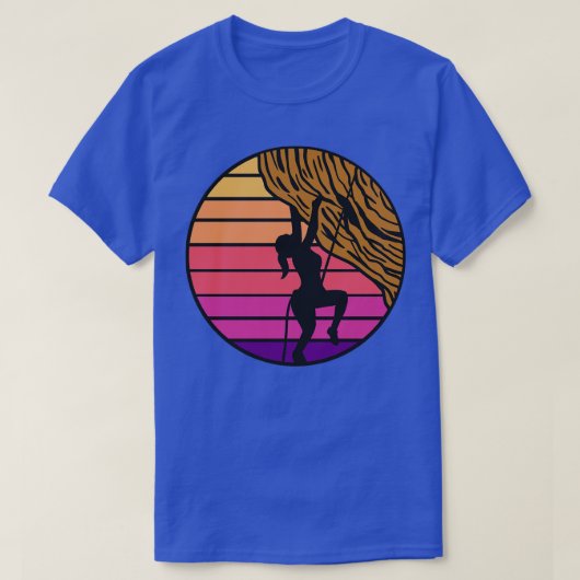 T-shirt Rock Escalade Mountain Climber (Design devant)