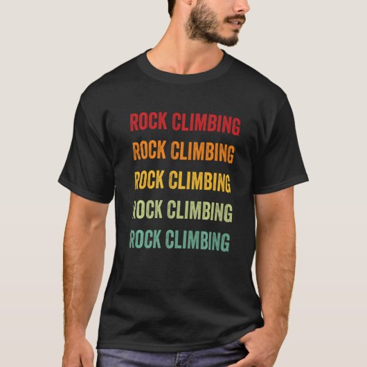 T-shirt Rock Escalade Rock Escalade Hobbyist Rainbow (Devant)