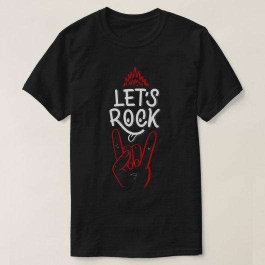T-shirt Rock et Long Live Rock et Roll (Design devant)