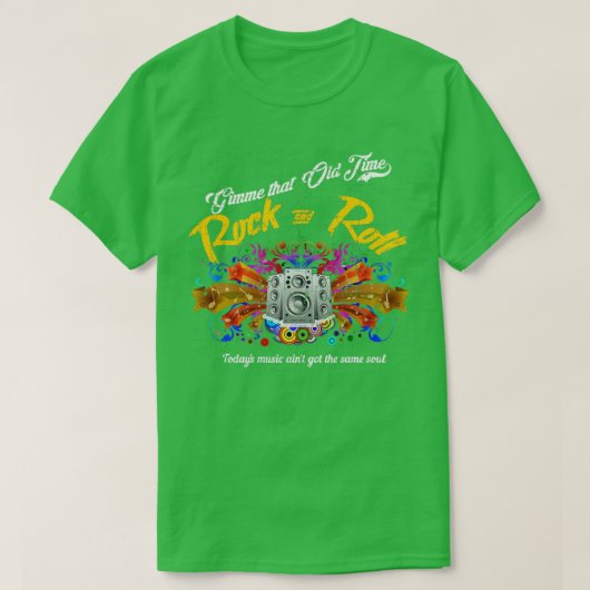 T-shirt Rock et Rouleau anciens (Design devant)
