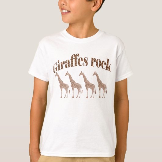 T-shirt Rock Giraffes (Devant)