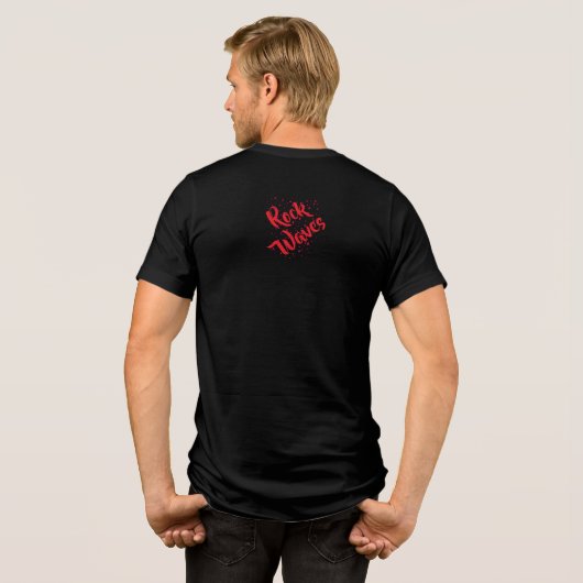 T-Shirt Rock golven (Achterkant volledig)