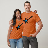 T-shirt Rock guitar with music note funny (Unisexe)