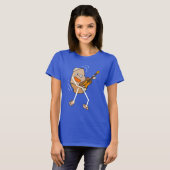 T-shirt Rock Guitare Blanc (Devant entier)