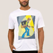 T-shirt Rock Guitarist 70s Style Musician (Devant)