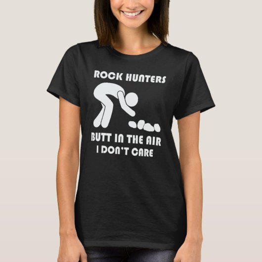 T-shirt Rock Hunter Butt In The Air I Don't Care   (Devant)