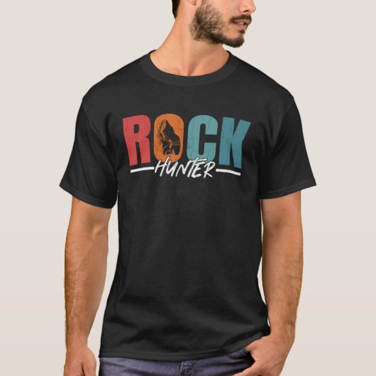 T-shirt Rock Hunter Geology Geologist Collector Graphic (Devant)