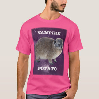 T-shirt Rock Hyrax Est En Fait Une Pomme De Terre Vampire