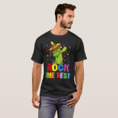 T-shirt Rock Le Jour De Test Tes Enseignant Test Squad Uni (Devant entier)