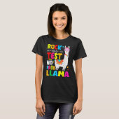 T-shirt Rock Le Test Enseignant Jour De Test Pas De Prob L (Devant entier)