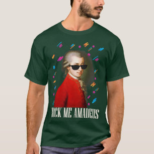T-shirt Rock Me Amadeus Wolfgang Amadeus Mozart Design