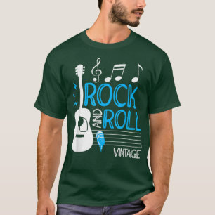 T-shirt Rock Music Rock et Roll Guitare Guitare acoustique