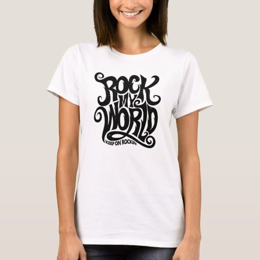 T-shirt Rock my World (Devant)