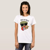 T-shirt Rock n Moisissure Funny Pun de pain (Devant entier)