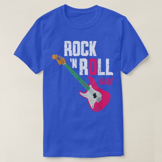 T-shirt Rock N Roll GirlGuitar 2771 (Design devant)