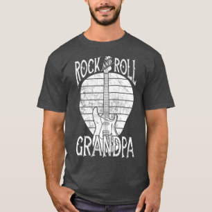 T-shirt Rock n Roll Grandpa Vintage Guitar Player