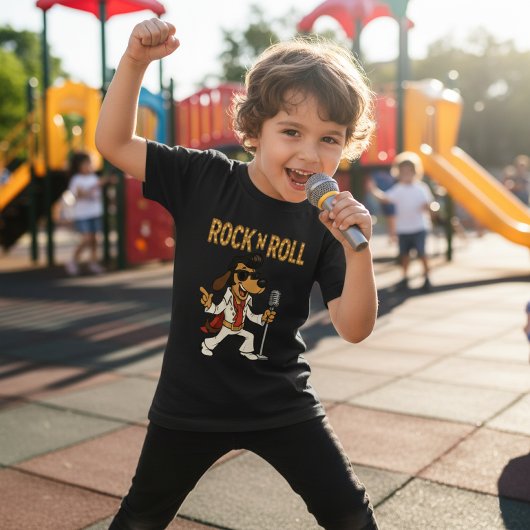 T-Shirt Rock 'n' Roll Hound Dog