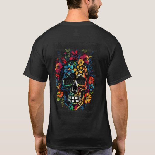 T-shirt Rock 'n' Roll Skull (Dos)