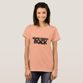 T-shirt Rock Newfie Chicks (Devant entier)