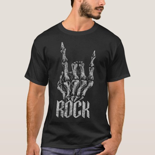 T-shirt Rock On Band Tee - shirts For Women Rock And Roll (Devant)