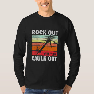 T-shirt Rock Out Avec Votre Travailleur De Construction Ca