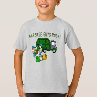 T-shirt rock pour les gars des ordures