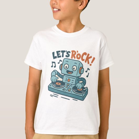T-shirt Rock Robot (Devant)