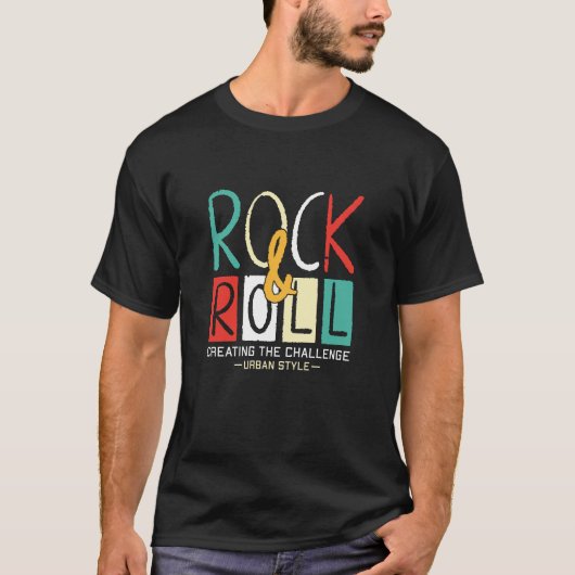 T-shirt - Rock & roll (Devant)