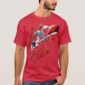 T-shirt Rock Roll Music Concert Festival Astronaut Space G