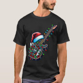 T-shirt Rock Roll Santa Xmas Guitariste Guitare Noël M (Devant)