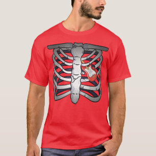 T-shirt Rock & Roll Skeleton Guitare Player Figurine Musiq