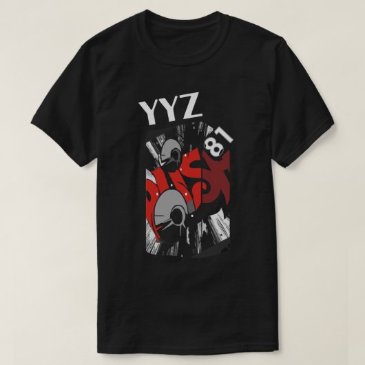 T-shirt rock Rush YZ Classic T-shirt (Design devant)