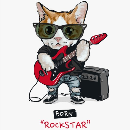 T-shirt rock Star