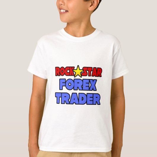 T-shirt Rock Star Forex Trader (Devant)