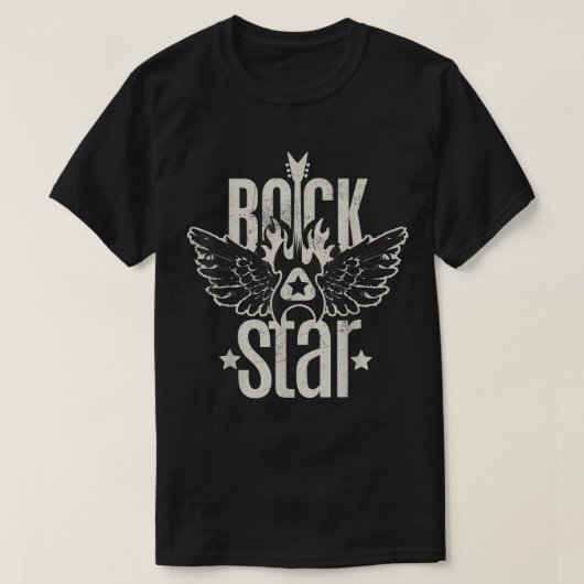 T-shirt Rock Star Vintage (Design devant)