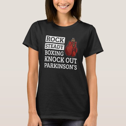 T-shirt Rock Steady Boxer Knock Out Boxer (Devant)
