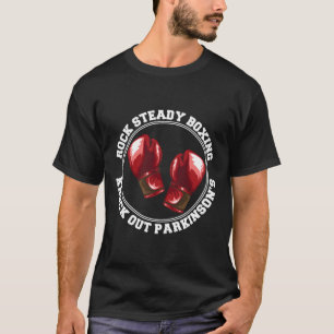 T-shirt Rock Steady Boxing Knock Out Parkinsons Fighter Re