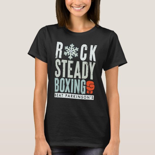 T-shirt Rock Steady Boxing Parkinson édition hiver (Devant)