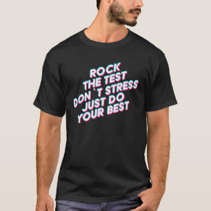 T-shirt Rock The Test - Enseignant 1