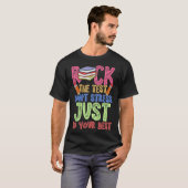 T-shirt Rock The Test Enseignant Test Jour Test Enseignant (Devant entier)