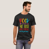 T-shirt Rock The Test Enseignant Test Jour Test Enseignant (Devant entier)