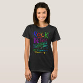 T-shirt Rock The Test Enseignant Test Jour Test Enseignant (Devant entier)