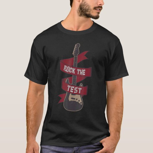 T-shirt Rock The Test Enseignant Test Jour Test Enseignant (Devant)